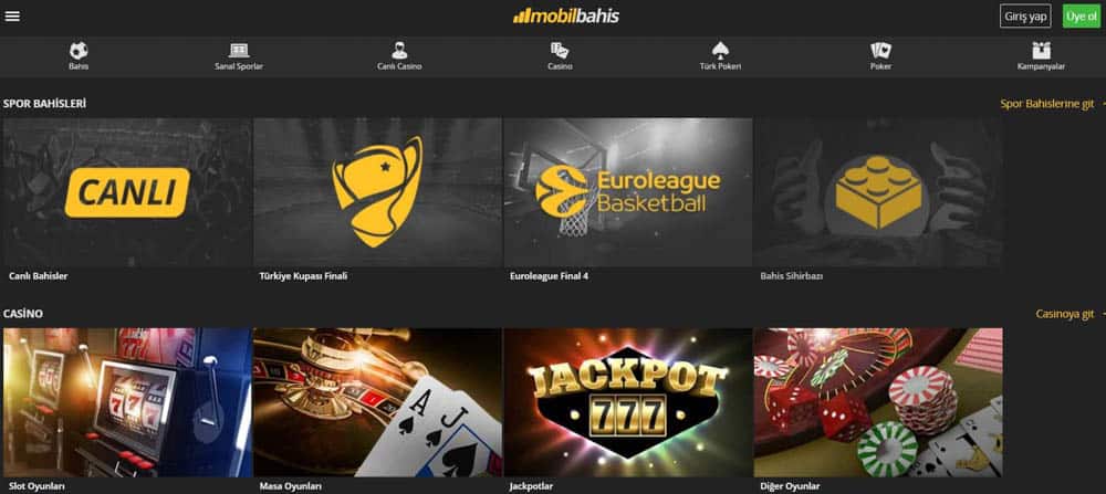 Mobilbahis Spor Bahisleri Görünümü