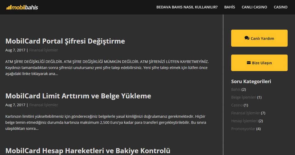 mobilbahis mobilcard nedir